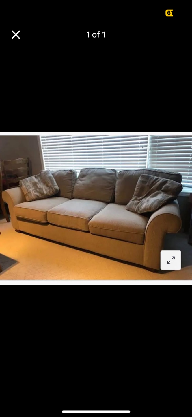Comfortable Beige Sofa