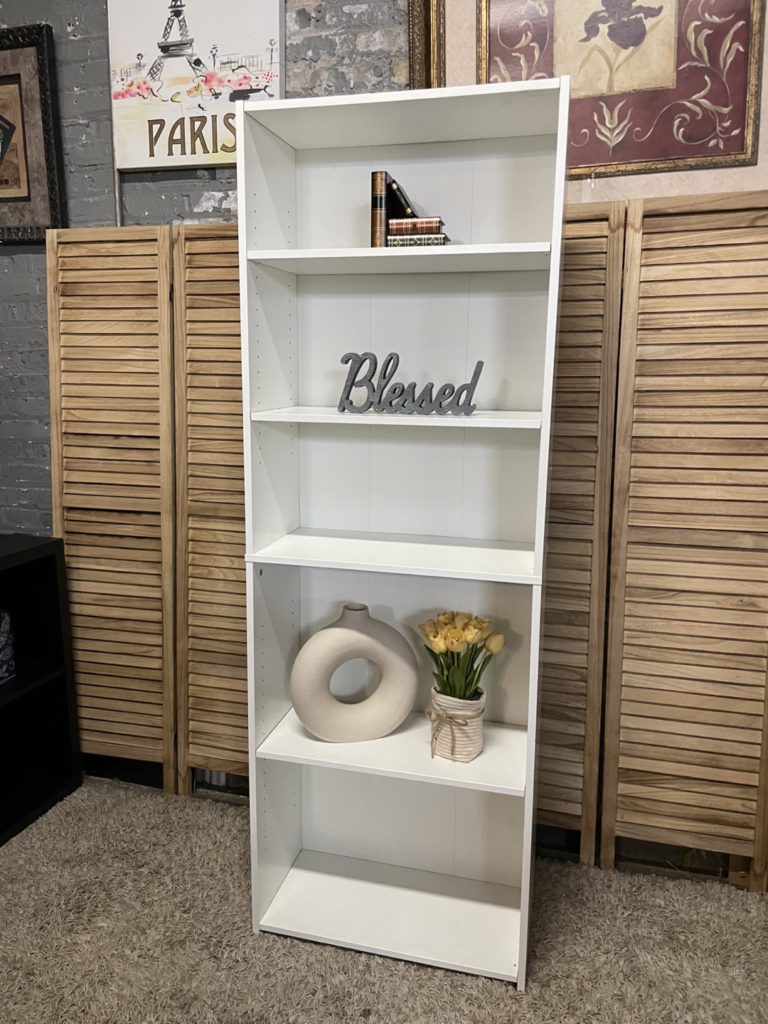 White Bookshelf