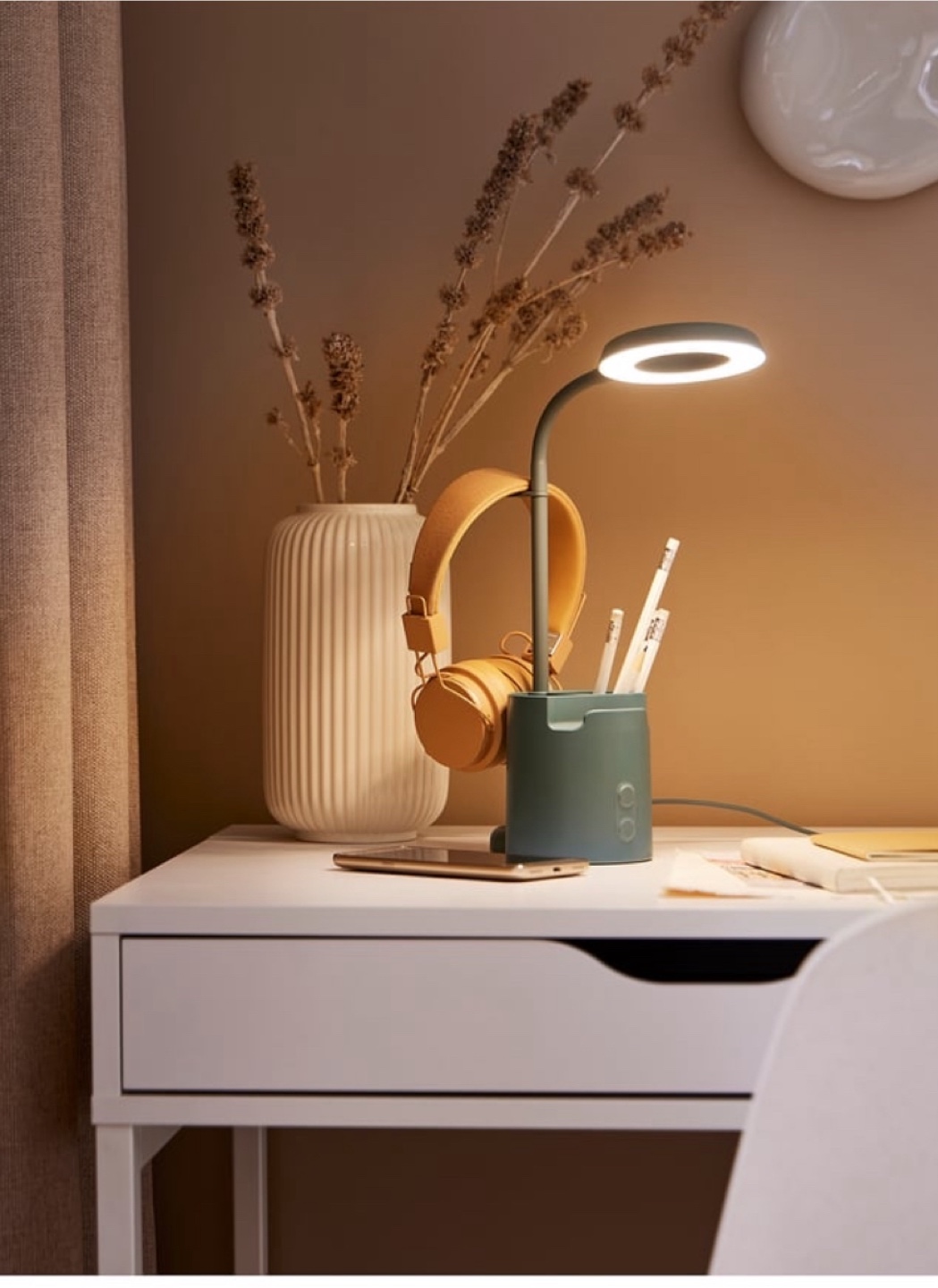 IKEA BRUNBÅGE LED Work Lamp - Turquoise