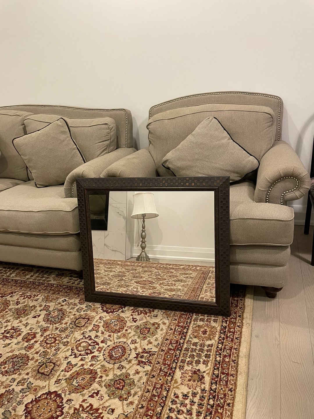 Brown Framed Mirror - photo 2