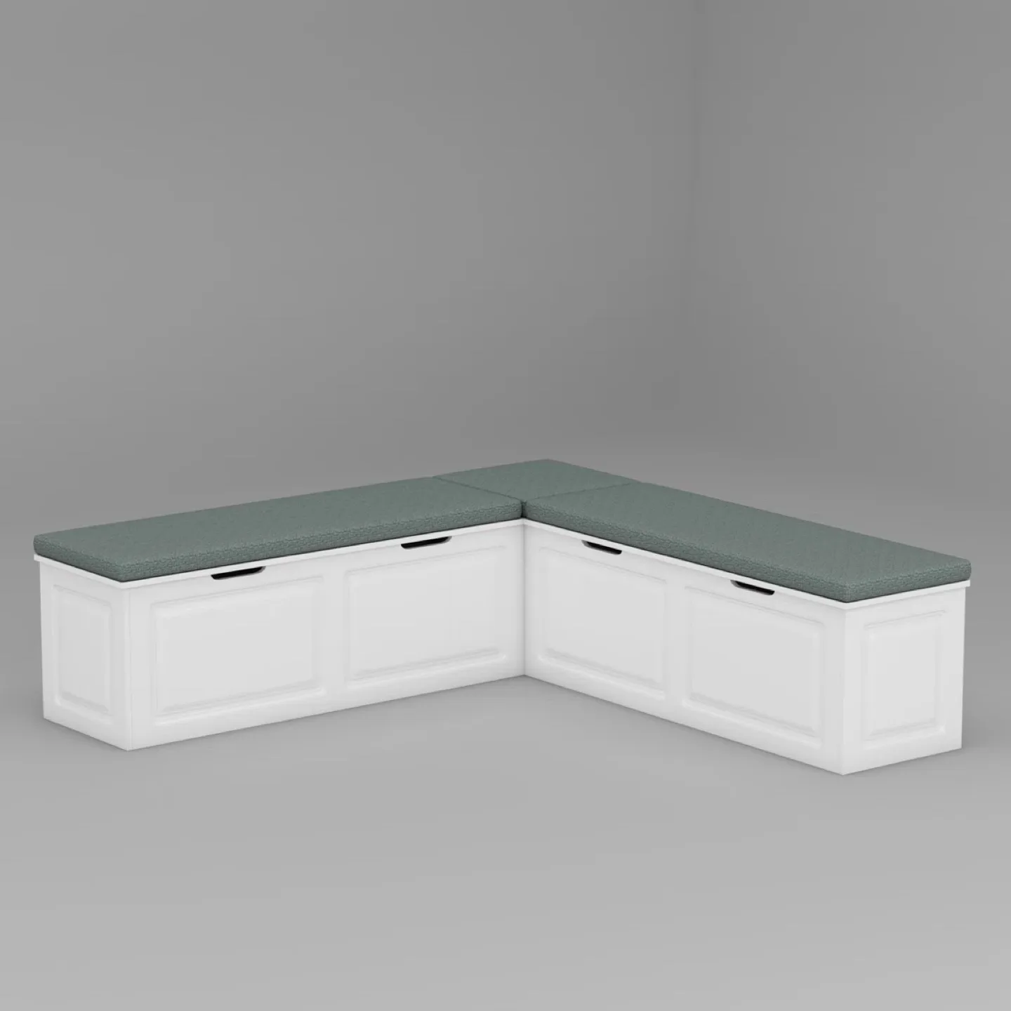 Red Barrel Studio Corner Storage Bench with Cushion image indicator(7)