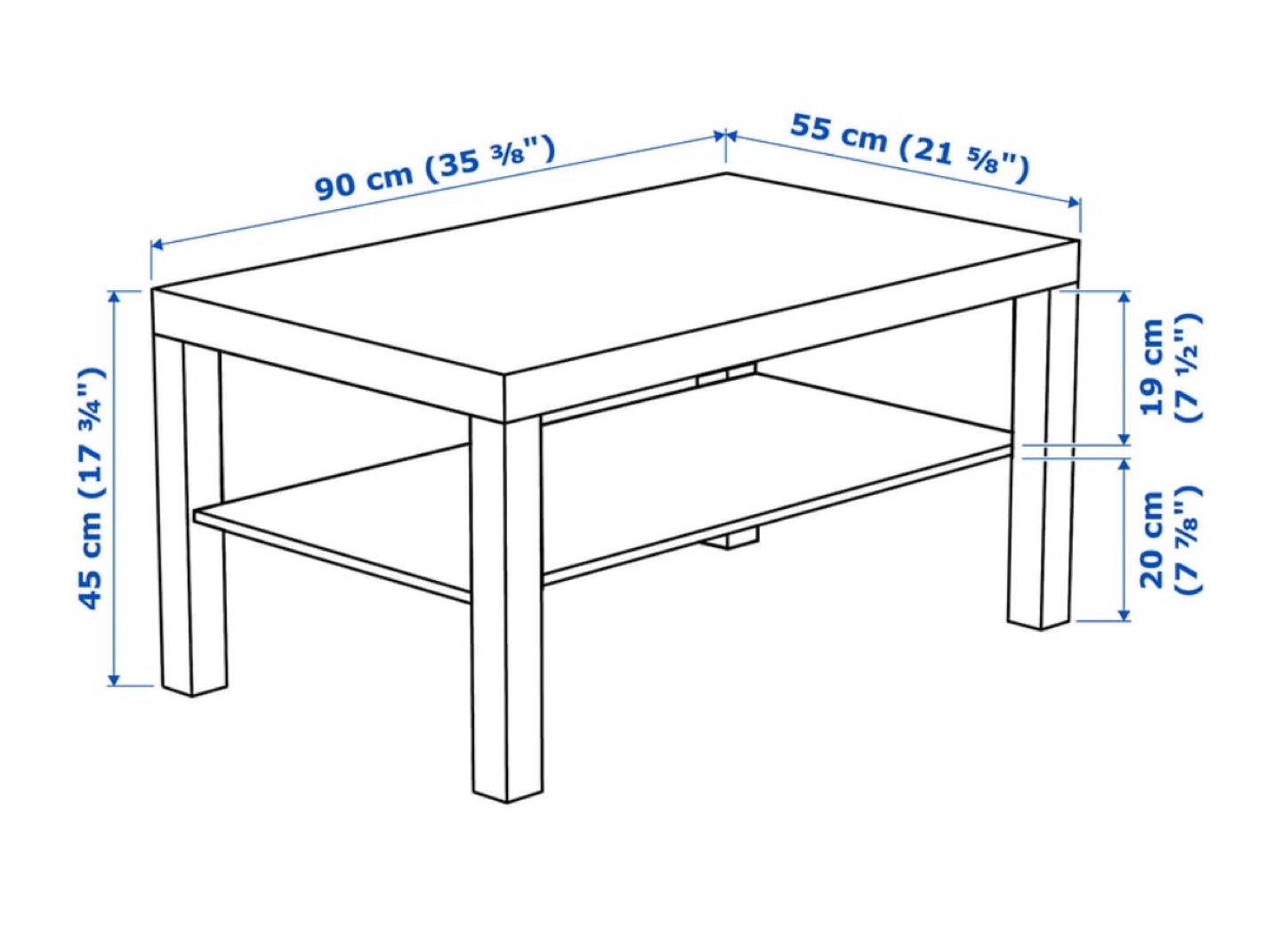 IKEA LACK Coffee Table - Brown - photo 3