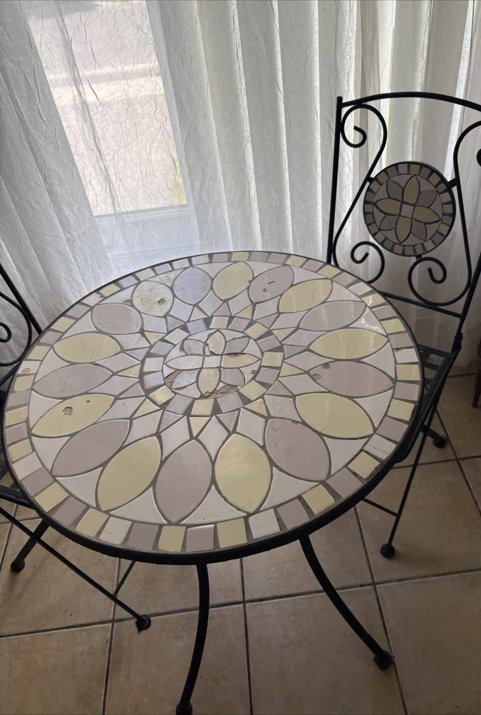 Mosaic Bistro Set - Table & 2 Chairs