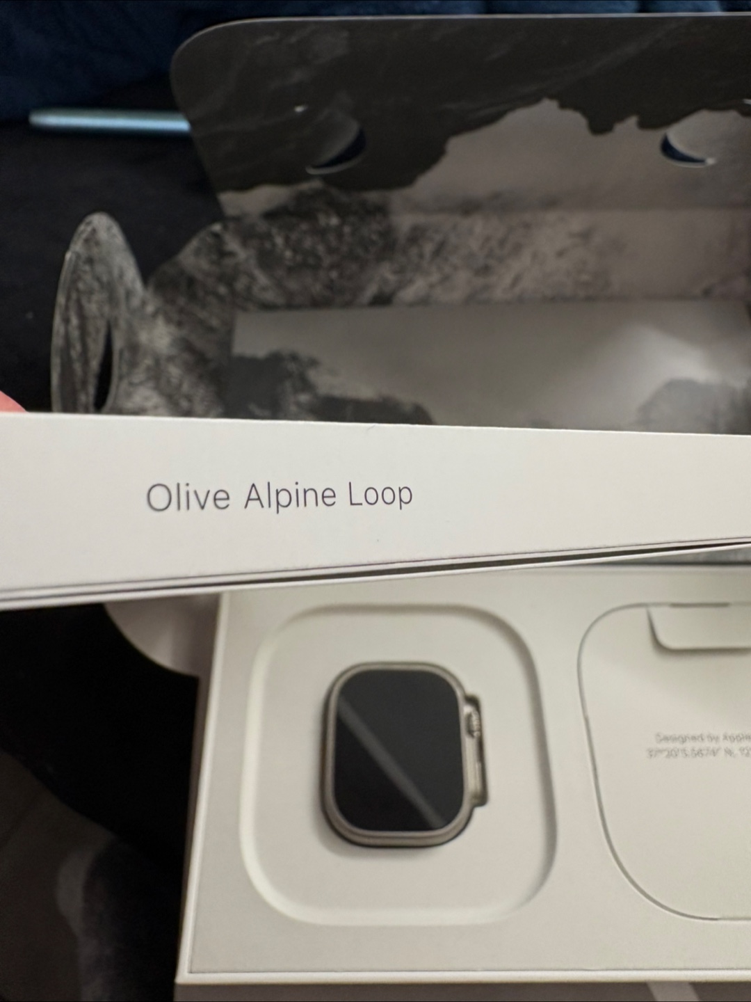 Apple Watch Ultra 49mm with Olive Alpine Loop - New - photo 2