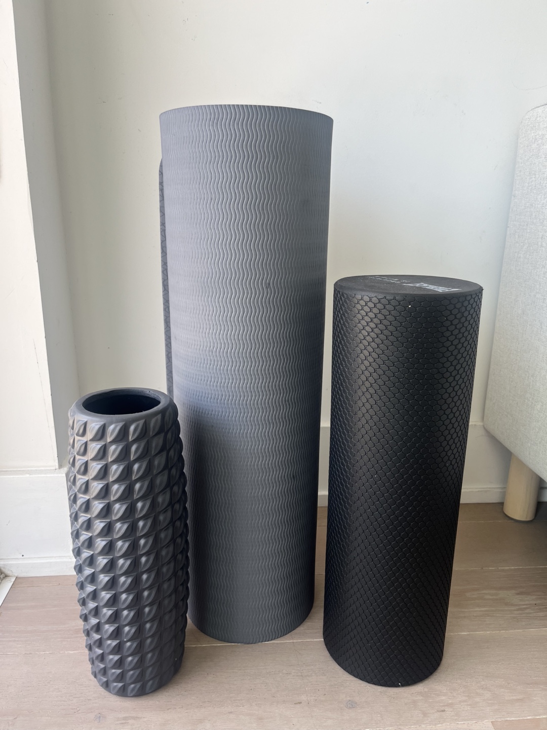 Yoga mat+Foam Roller Set