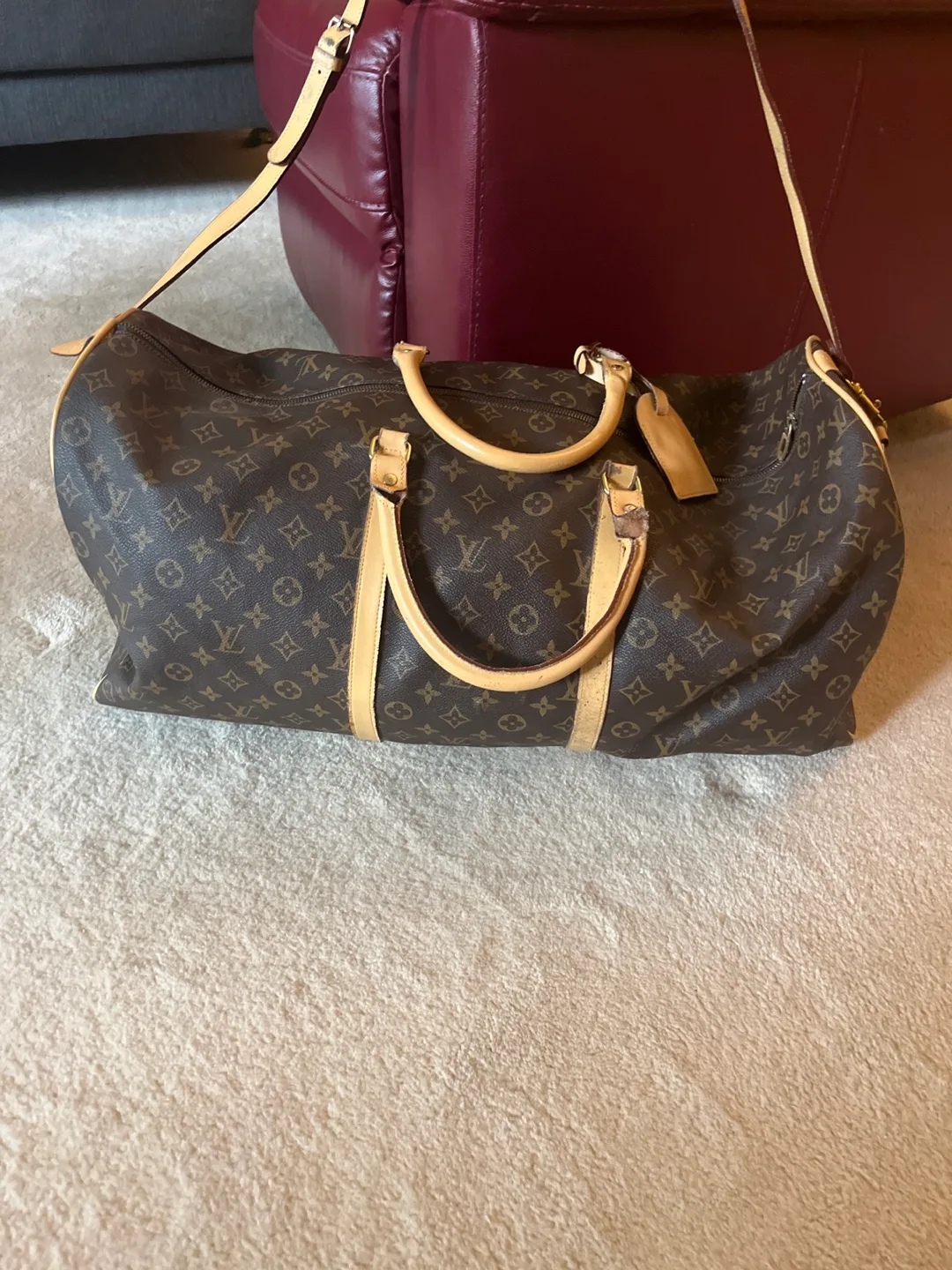 Louis Vuitton Keepall Bandouliere 55 Duffel Bag thumbnail