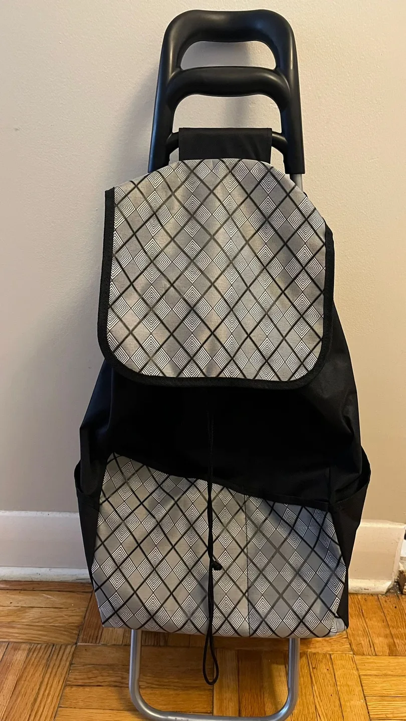 Shopping Cart Trolley Bag - Black thumbnail