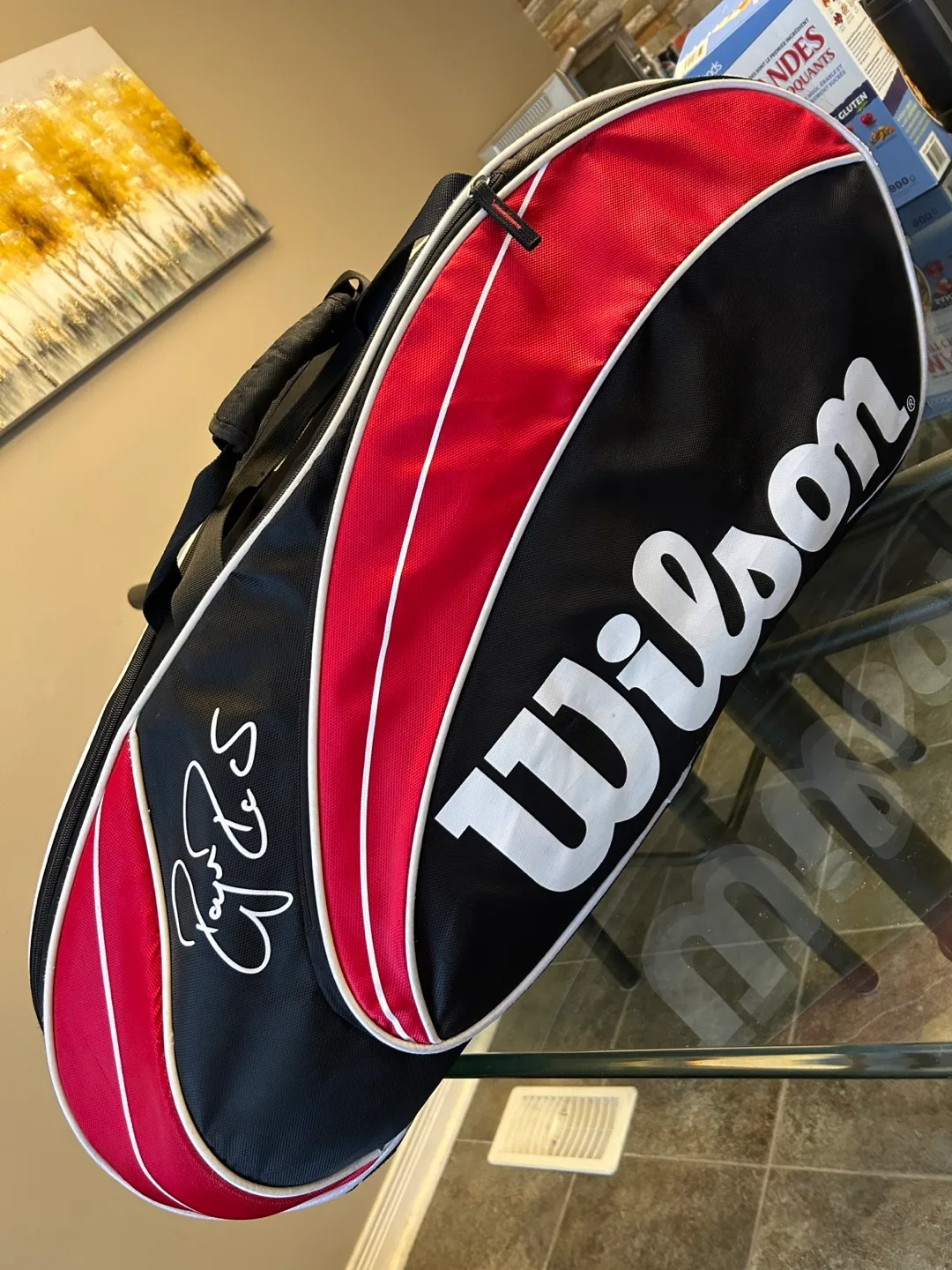 Wilson Roger Federer 8-Racket Tennis Bag thumbnail