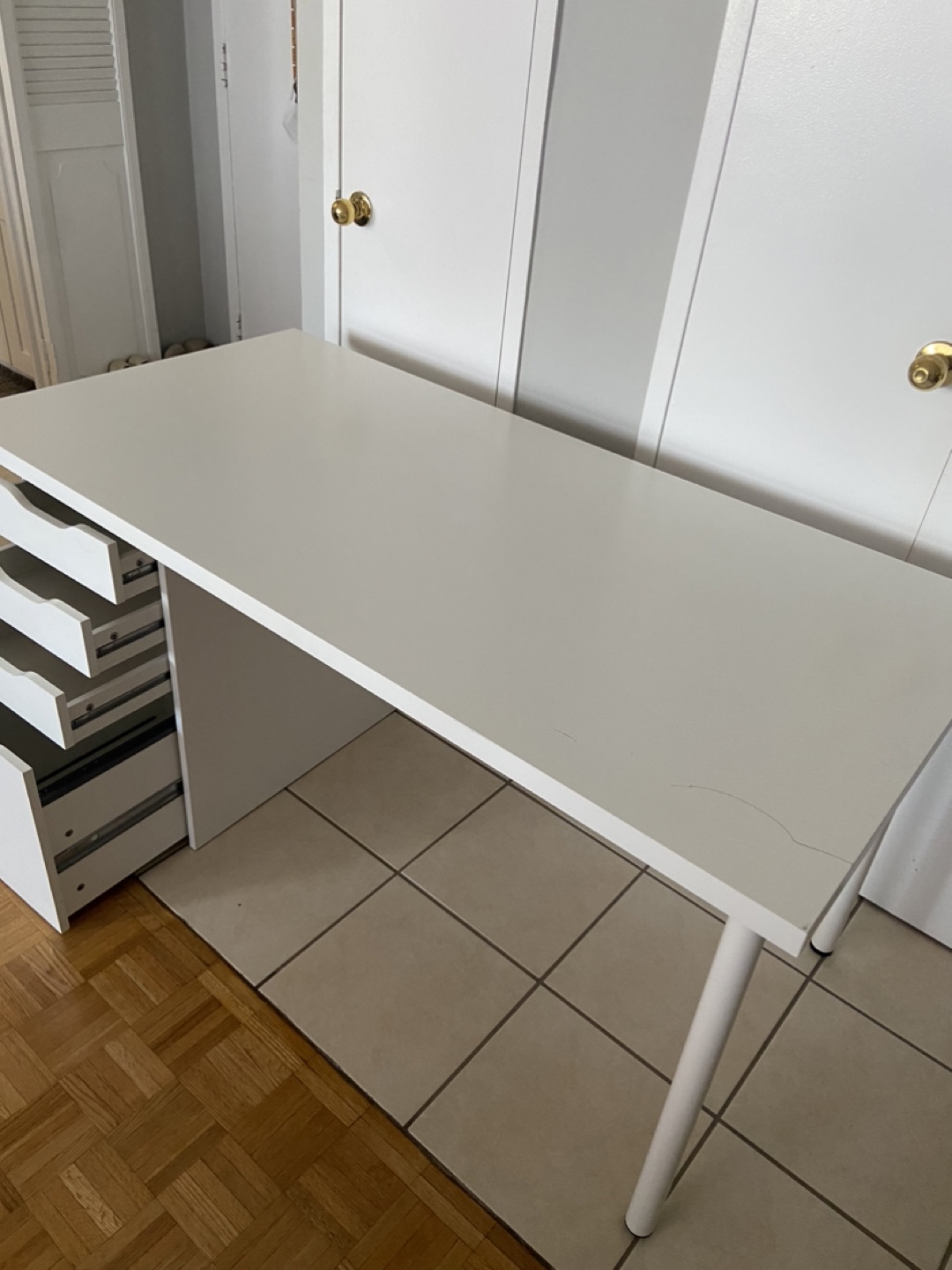 IKEA LAGKAPTEN/ALEX DESK WITH FREE ADDE CHAIR - photo 3