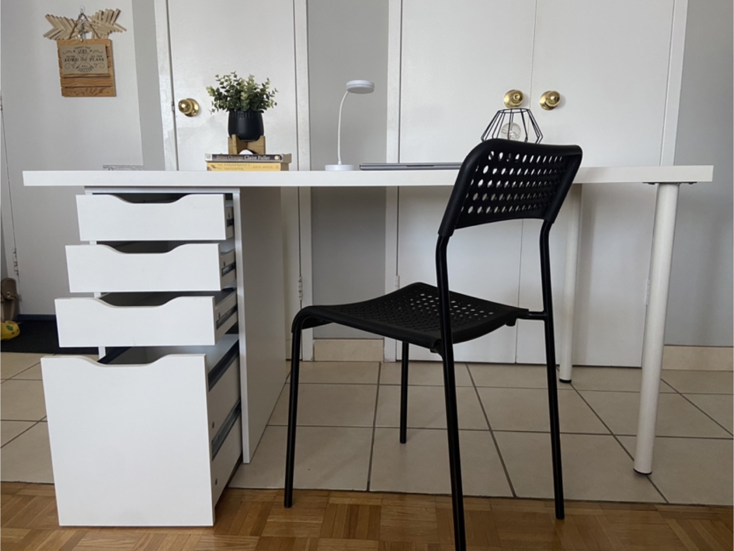 IKEA LAGKAPTEN/ALEX DESK WITH FREE ADDE CHAIR - photo 5