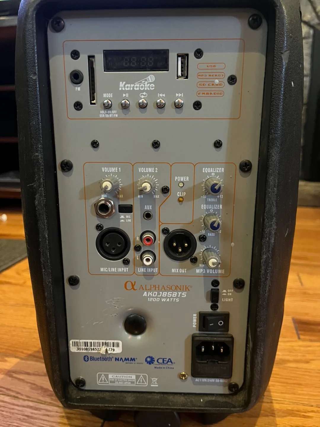 Alphasonik AKDJ85BTS 1200 Watts Speaker image indicator(2)