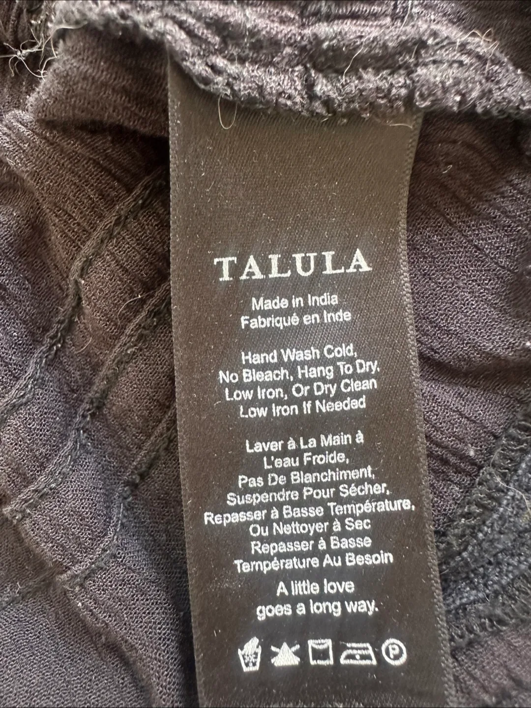 Talula Black Top - Size M Aritzia image indicator(4)