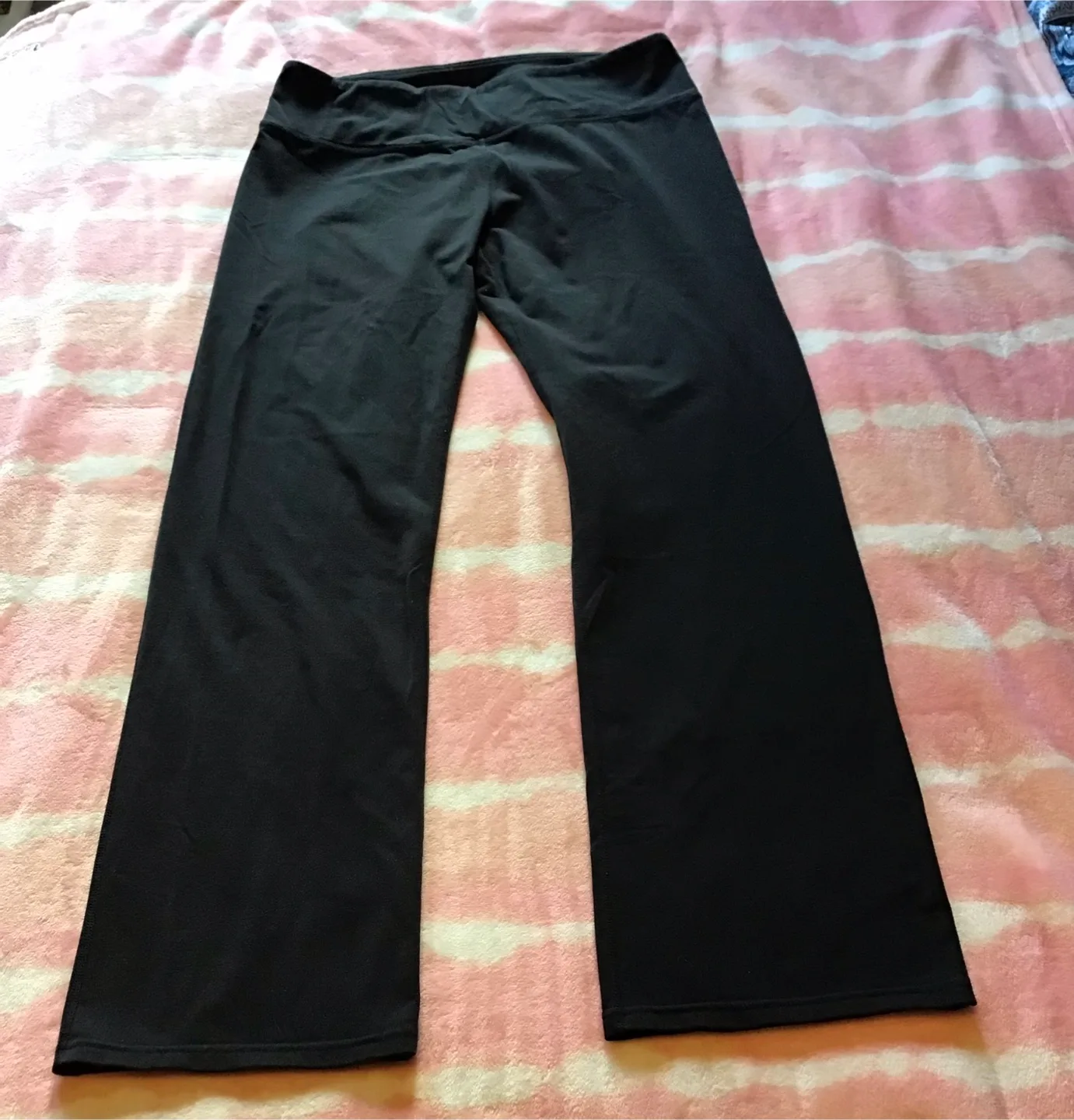 🤩 Tuff Athletics Black Yoga Pants - Size XL thumbnail
