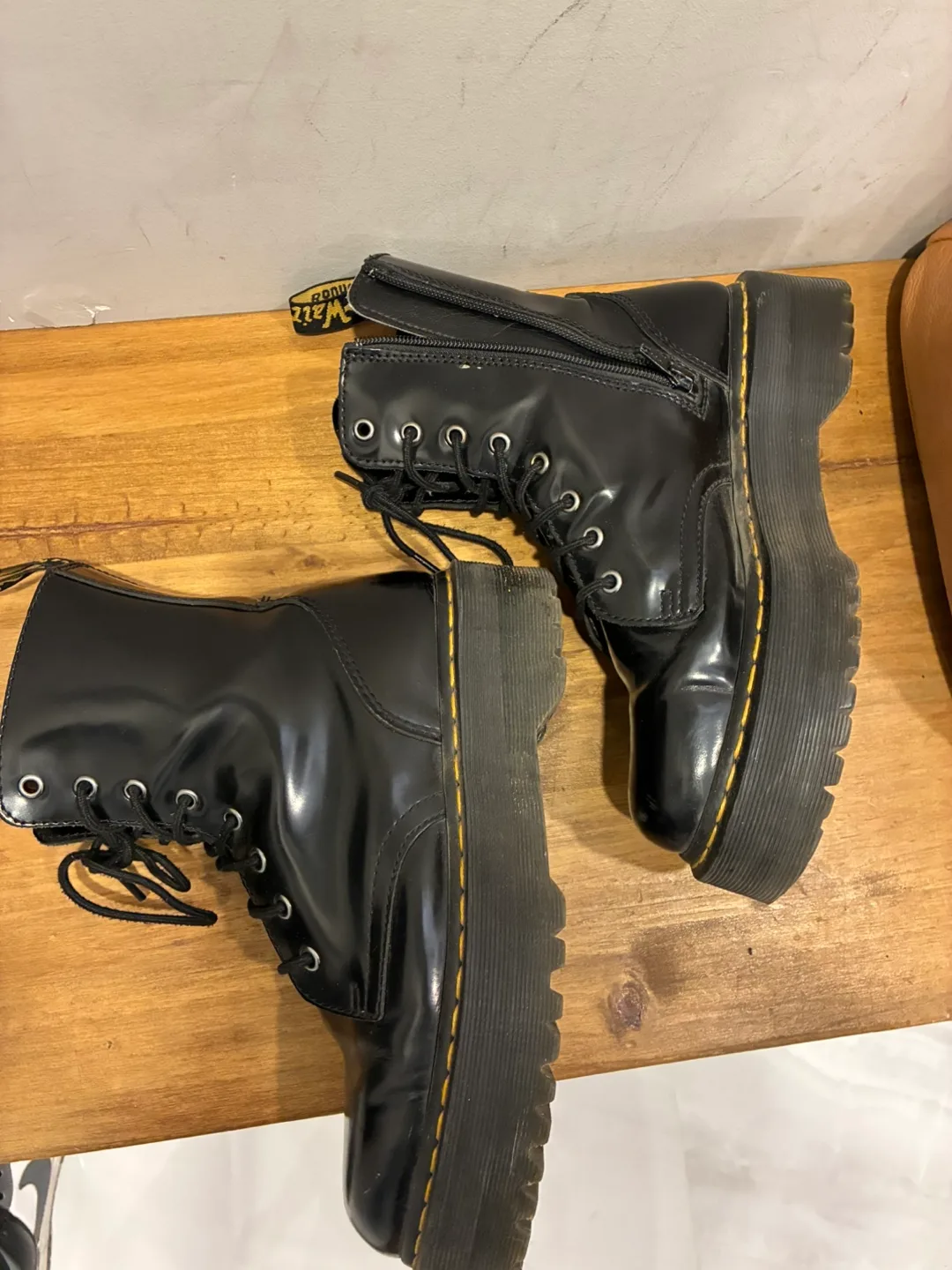 Dr. Martens Molly Platform Boots, Size 8 image indicator(2)