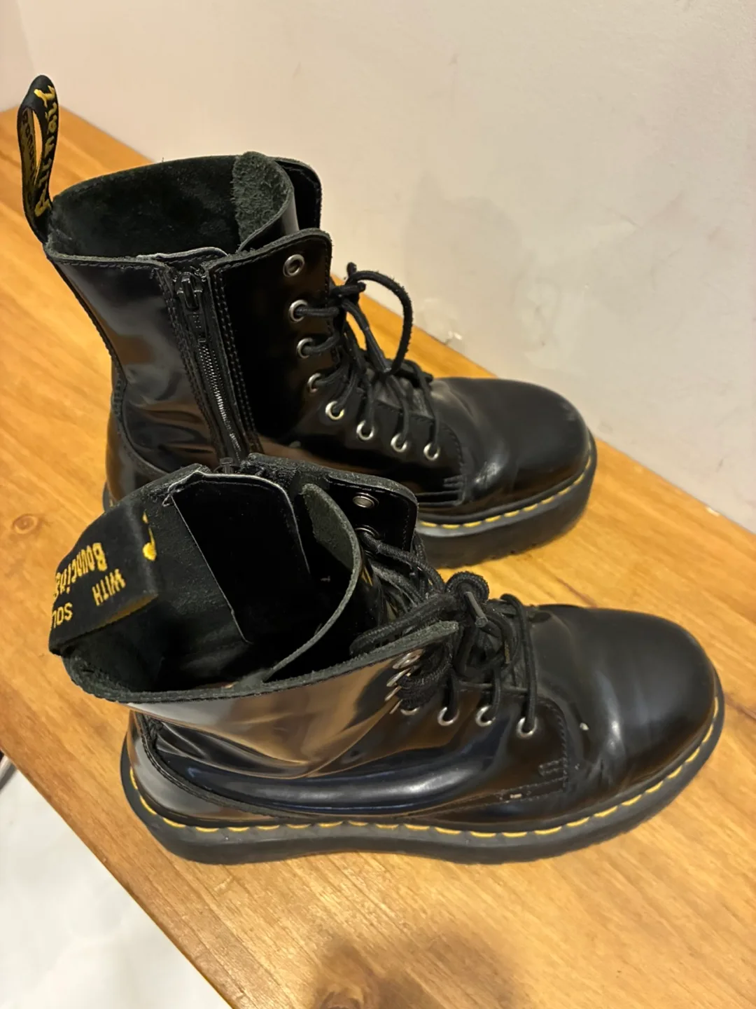 Dr. Martens Molly Platform Boots, Size 8 image indicator(3)