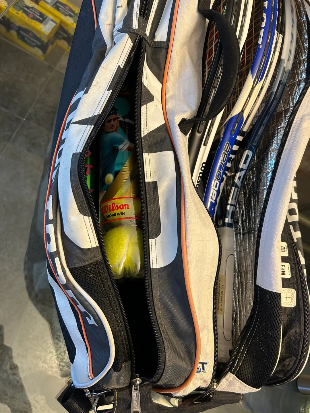 HEAD 5-Racket TOUR TEAM CCT (Climate Control Tech) Tennis Bag image indicator(8)
