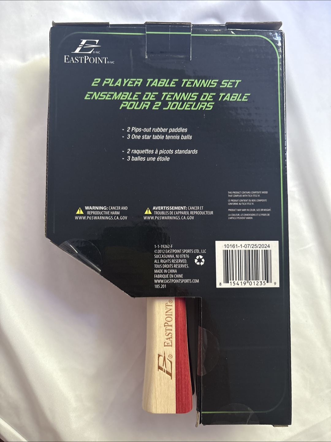 EastPoint 2-Player Table Tennis Set - New in Box! - photo 2
