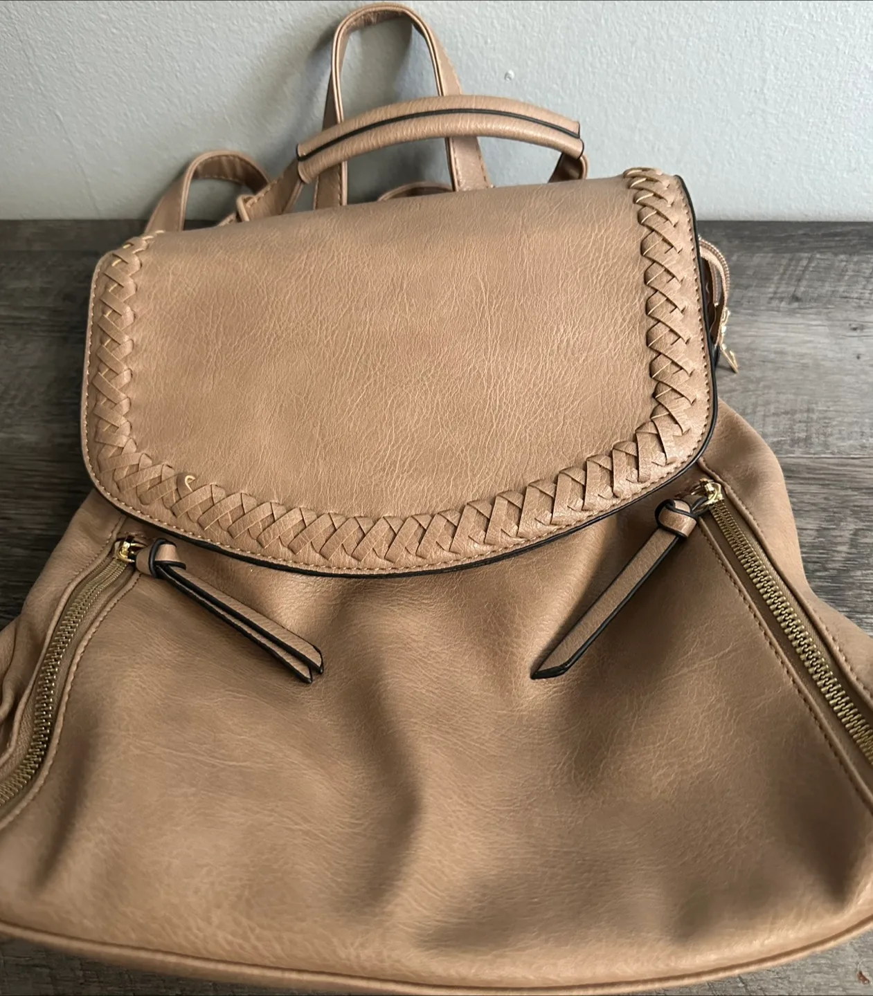 Beige Backpack thumbnail