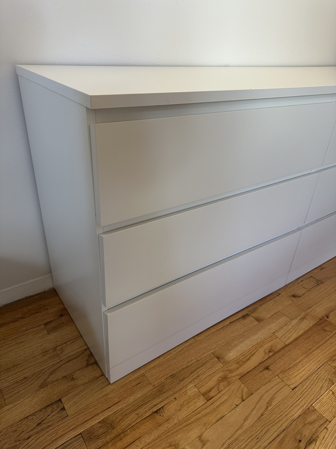 IKEA Malm White 6-Drawer Dresser - photo 2