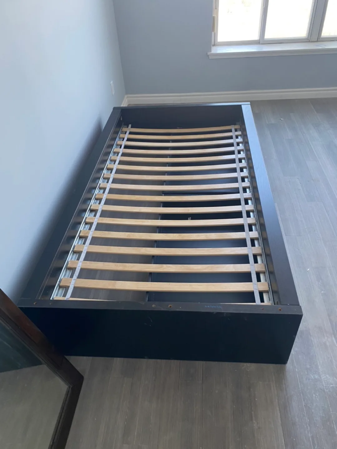 Black Single Bed Frame with Storage image indicator(4)