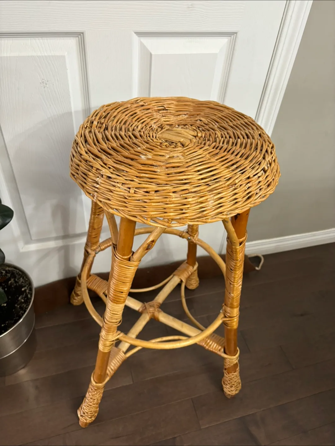 Wicker Bar Stool thumbnail