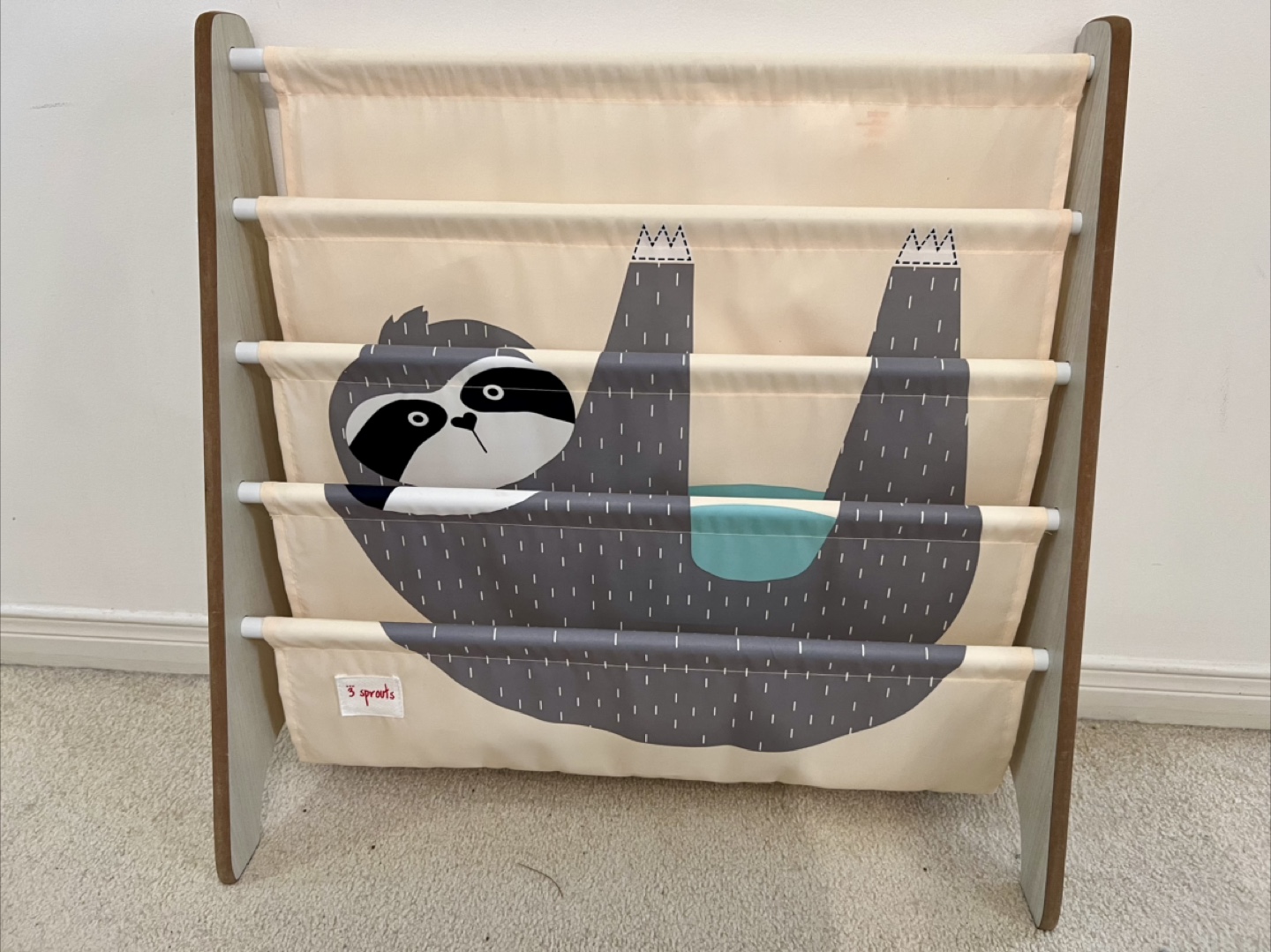 3 Sprouts Kids Book Rack
