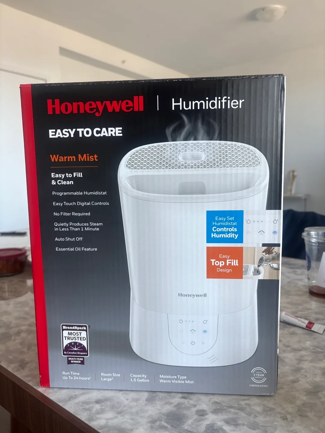 Honeywell Easy to Care Warm Mist Humidifier thumbnail