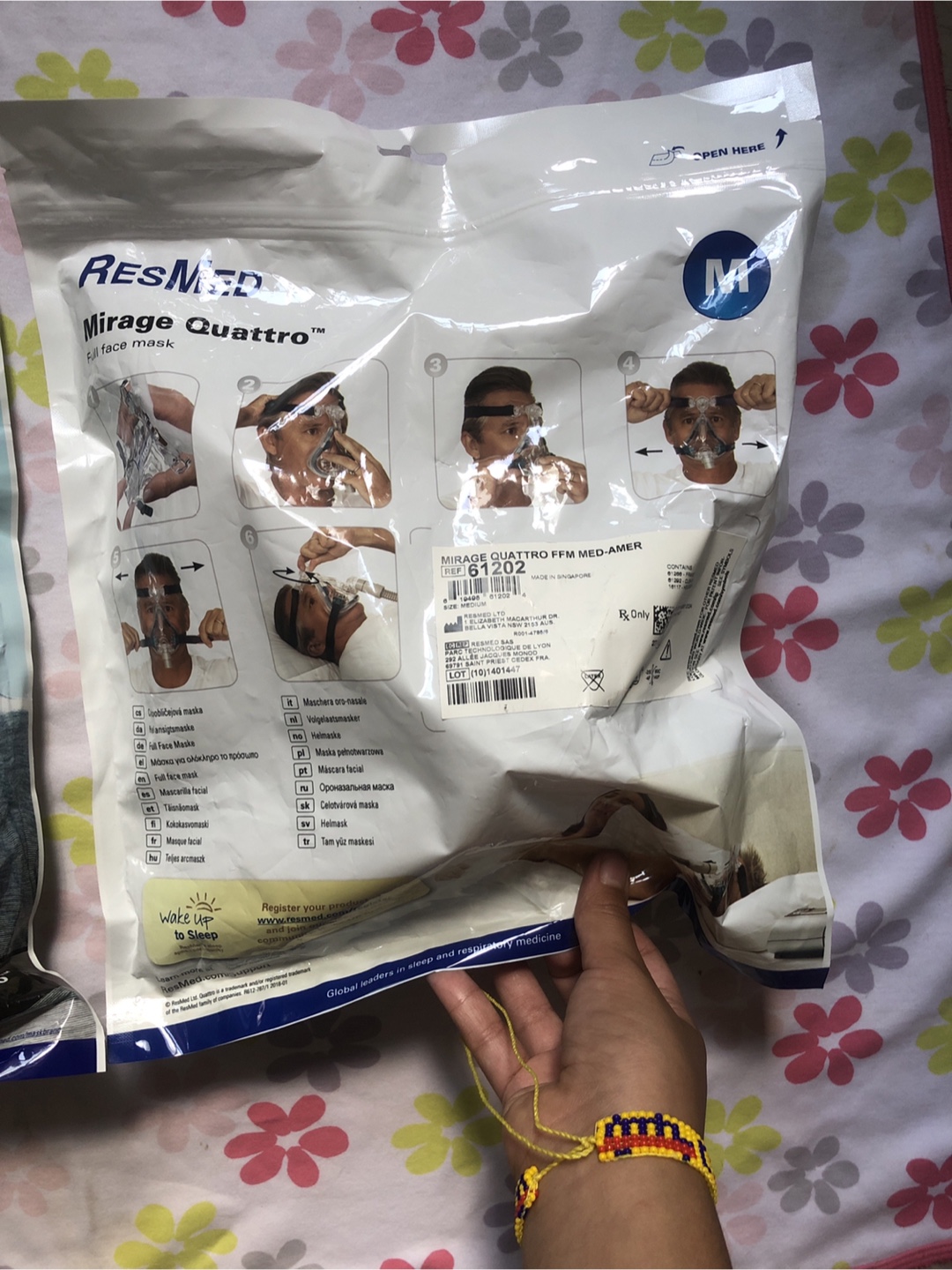 ResMed Mirage Quattro Full Face Mask (Size M)