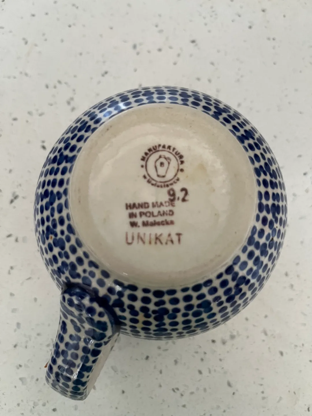 Handmade Polish Pottery Mug - Unikat image indicator(2)