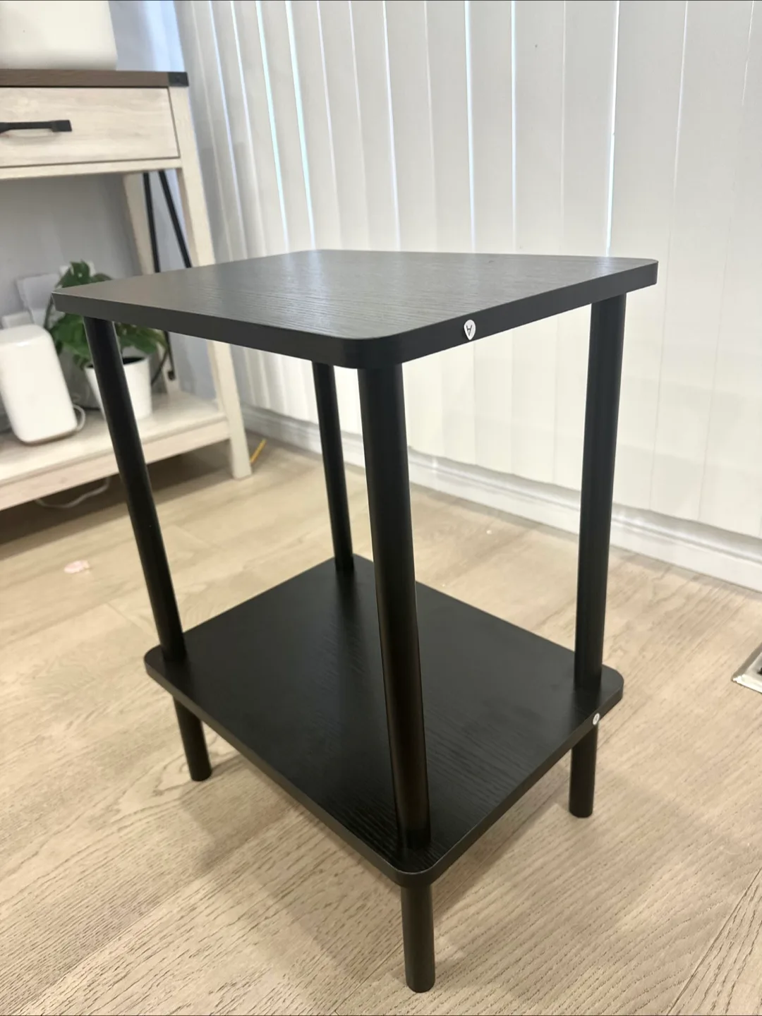 Black 2-Tier Side Table image indicator(3)