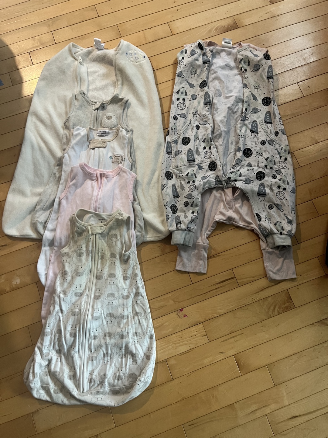 Baby Sleep Sacks & Wearable Blanket Bundle