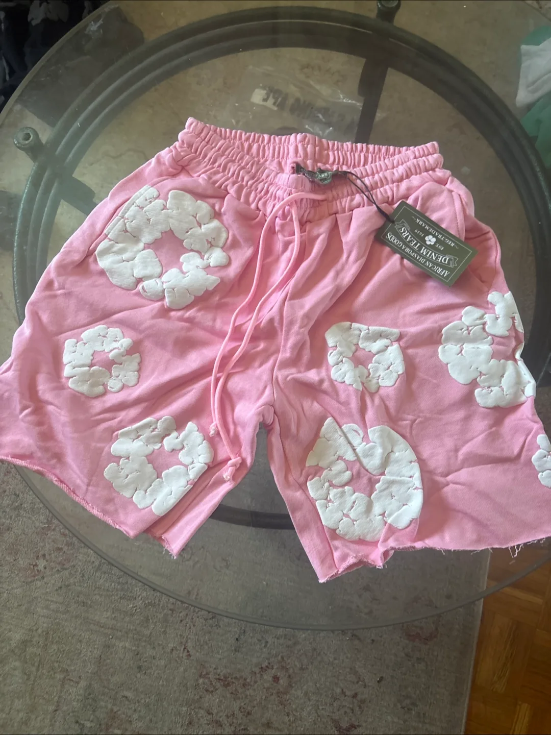 Denim Tears Pink Cloud Shorts Size S thumbnail