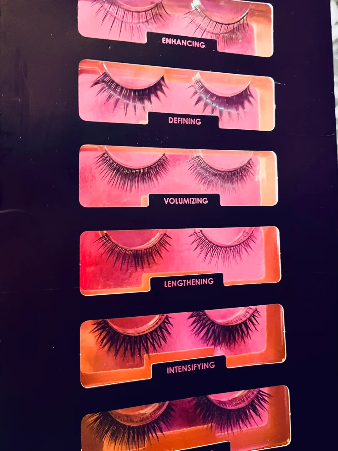 6 PAIRS OF LASHES WITH GLUE (NEW IN PACKAGE) thumbnail