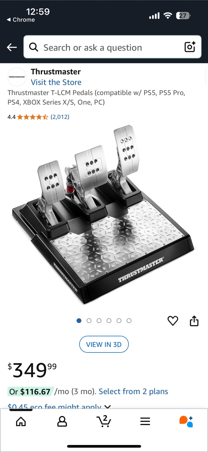 Thrustmaster T-LCM Pedals - photo 2