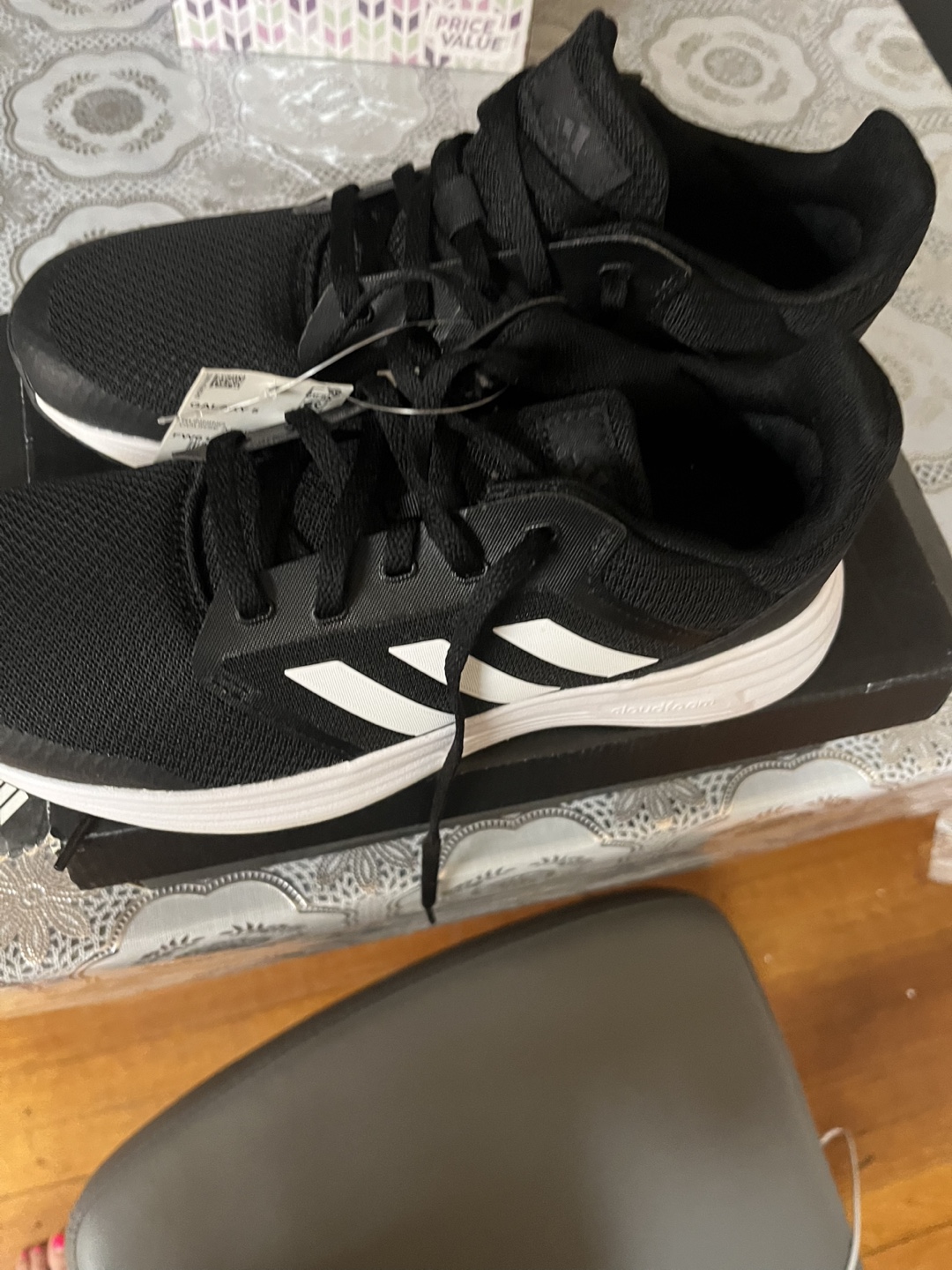 Adidas Galaxy 6 Black Running Shoes - photo 4