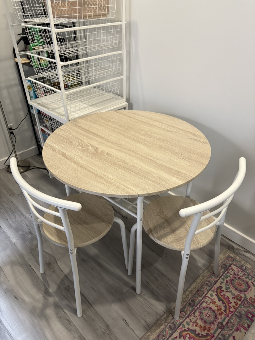 Small drop leaf round table - photo 2