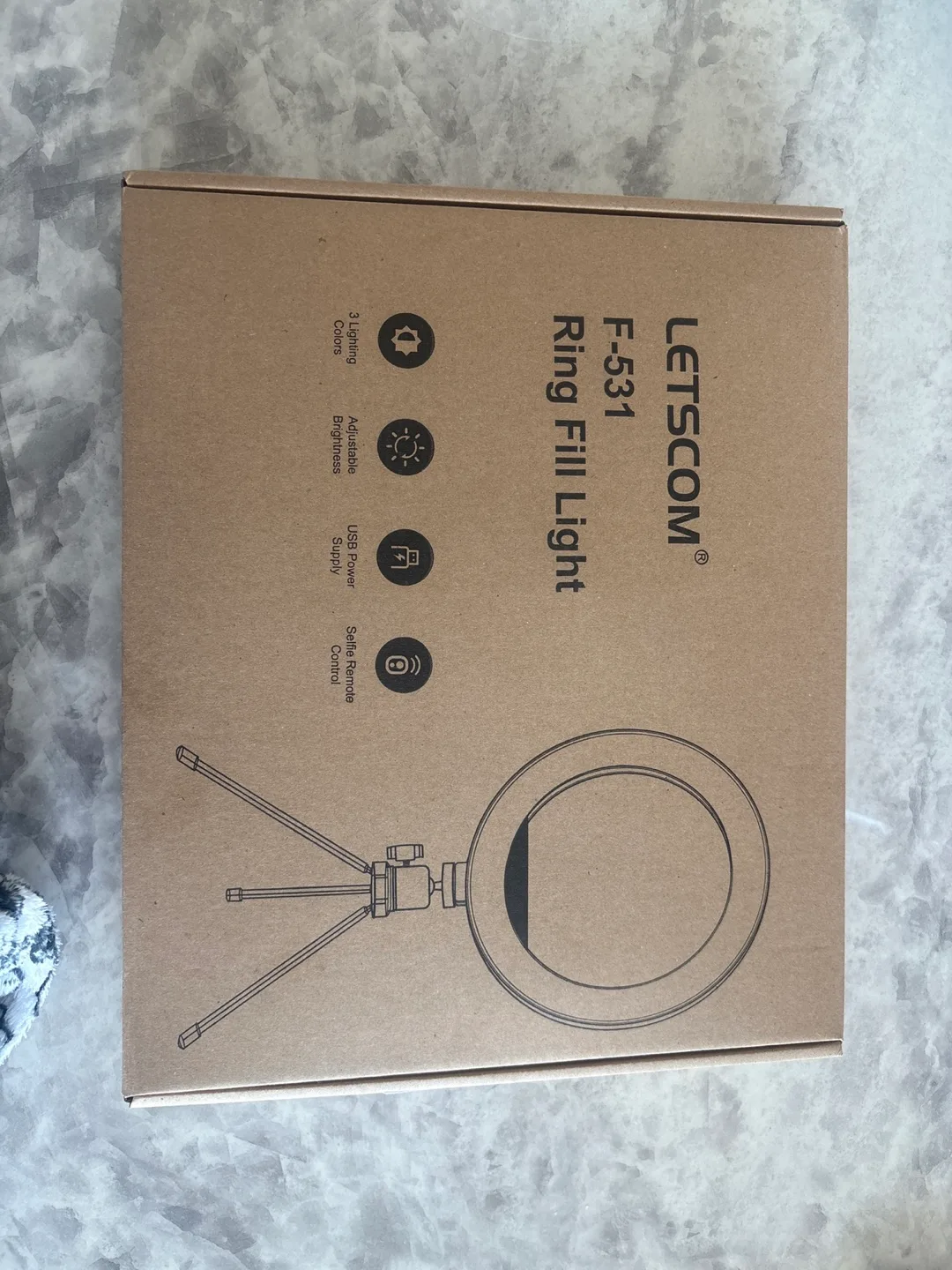 LETSCOM F-531 Ring Fill Light - New in Box thumbnail