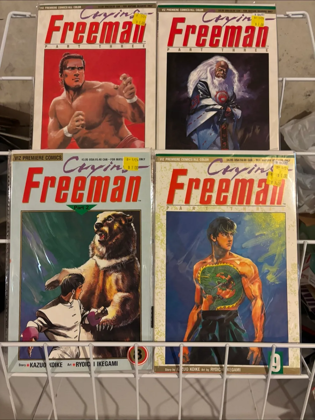 Crying Freeman Comic Books - Part 2 & 3 thumbnail