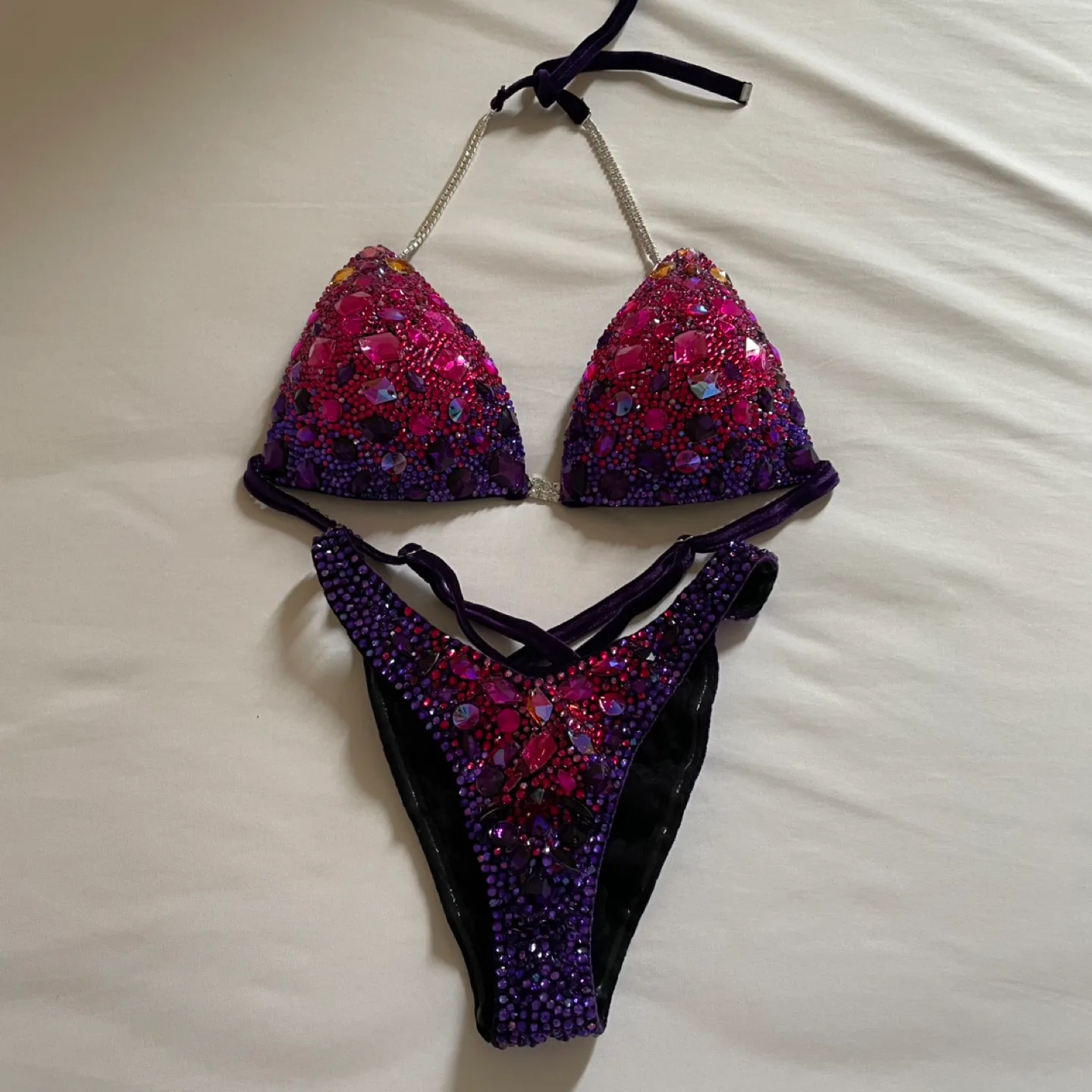 Custom Beaded Competition Figure Bikini thumbnail