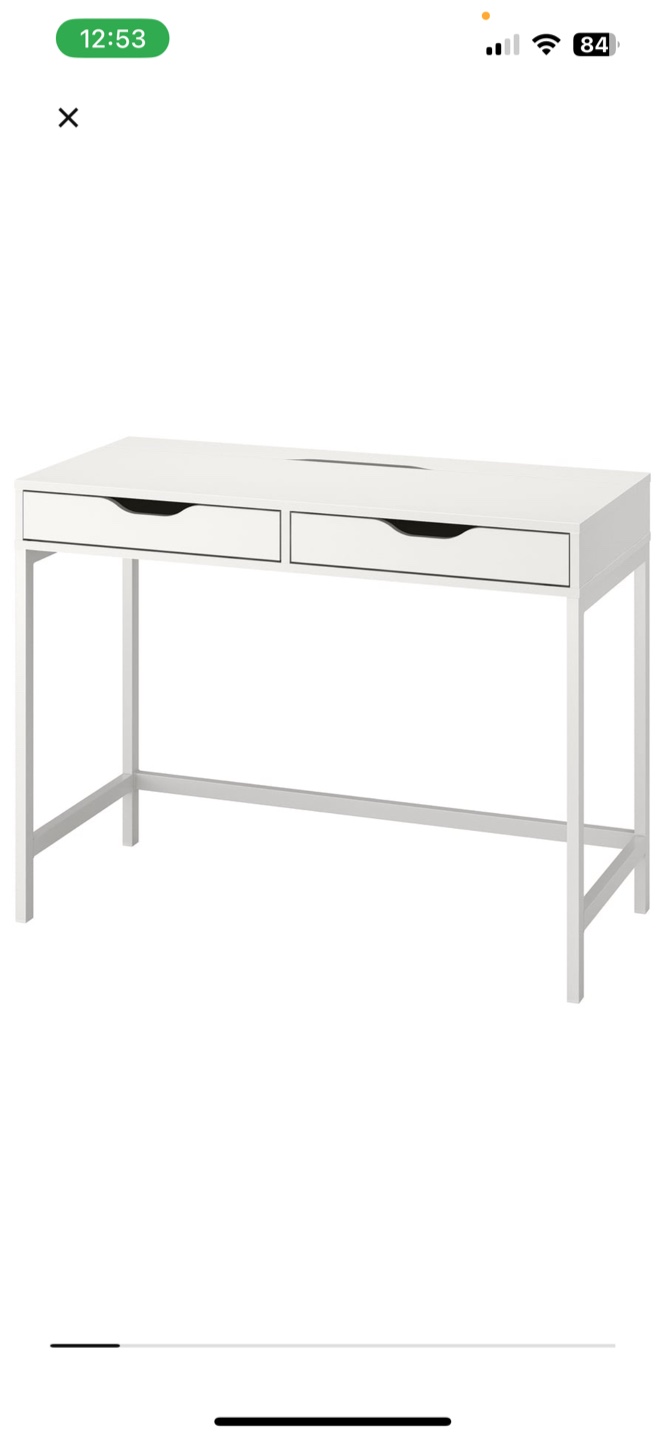 IKEA Alex White Desk - photo 2