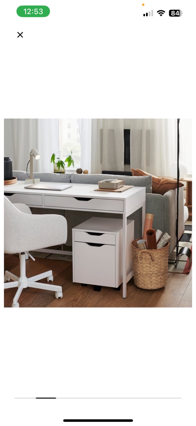 IKEA Alex White Desk - photo 3