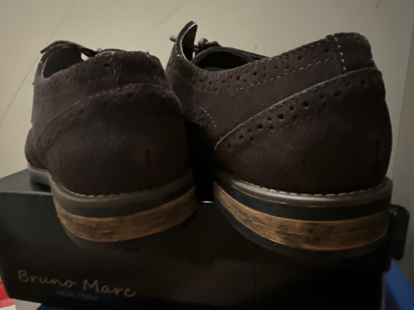 Bruno Marc New York Brown Suede Dress Shoes - Size 10 - photo 2