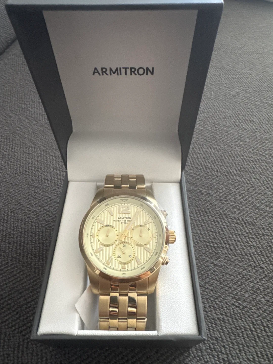 Armitron Gold-Tone Stainless Steel Watch image indicator(2)