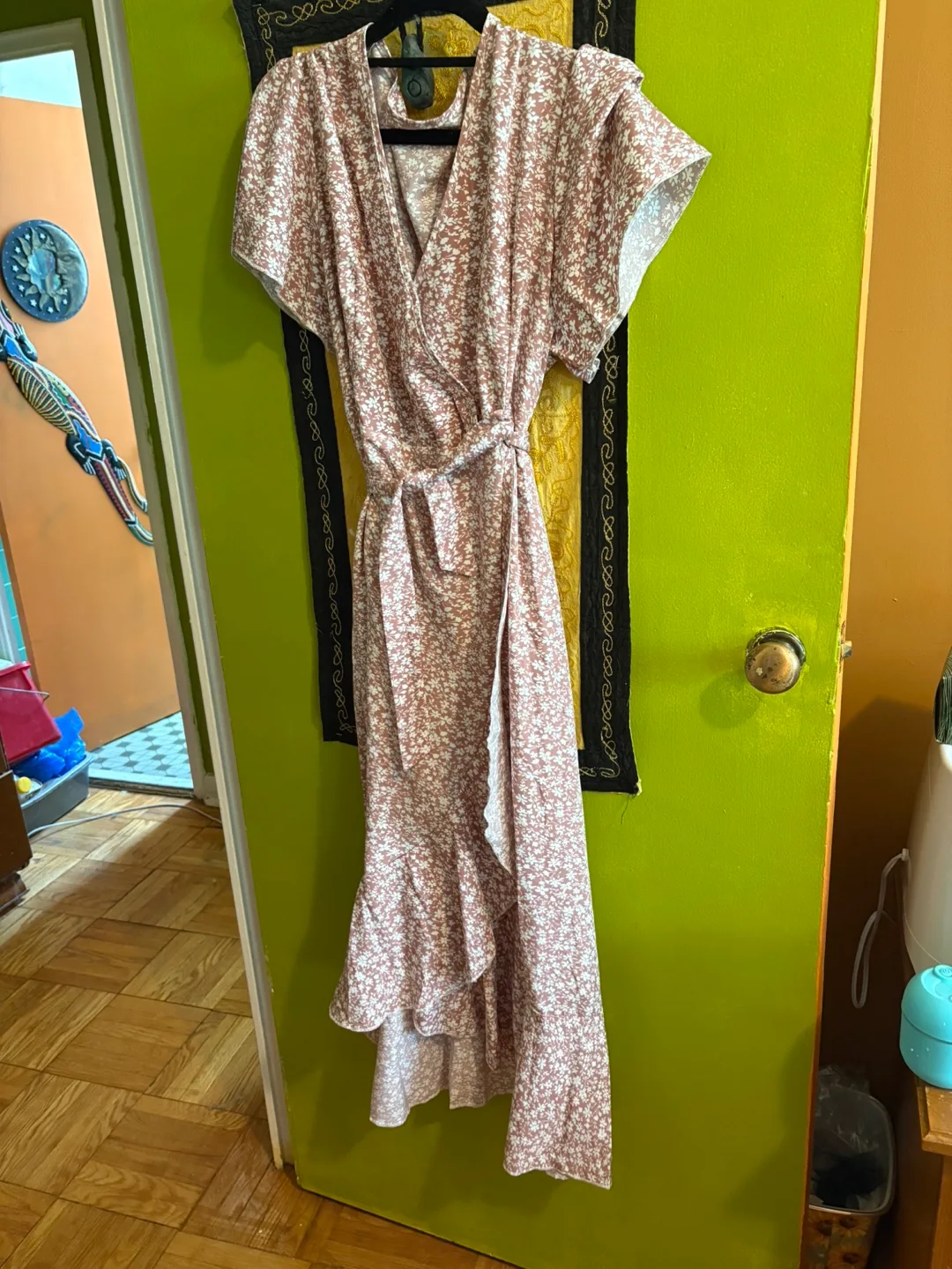 Floral Wrap Dress image indicator(2)