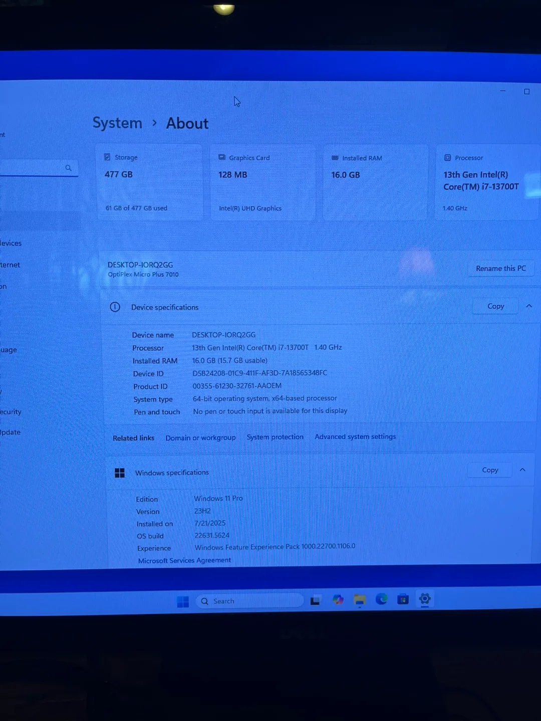 Dell OptiPlex Micro Plus 7010 - Like New! image indicator(2)