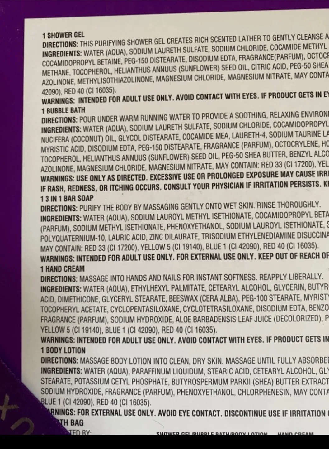 Spa Luxetique Lavender Spa Gift Set - New image indicator(6)