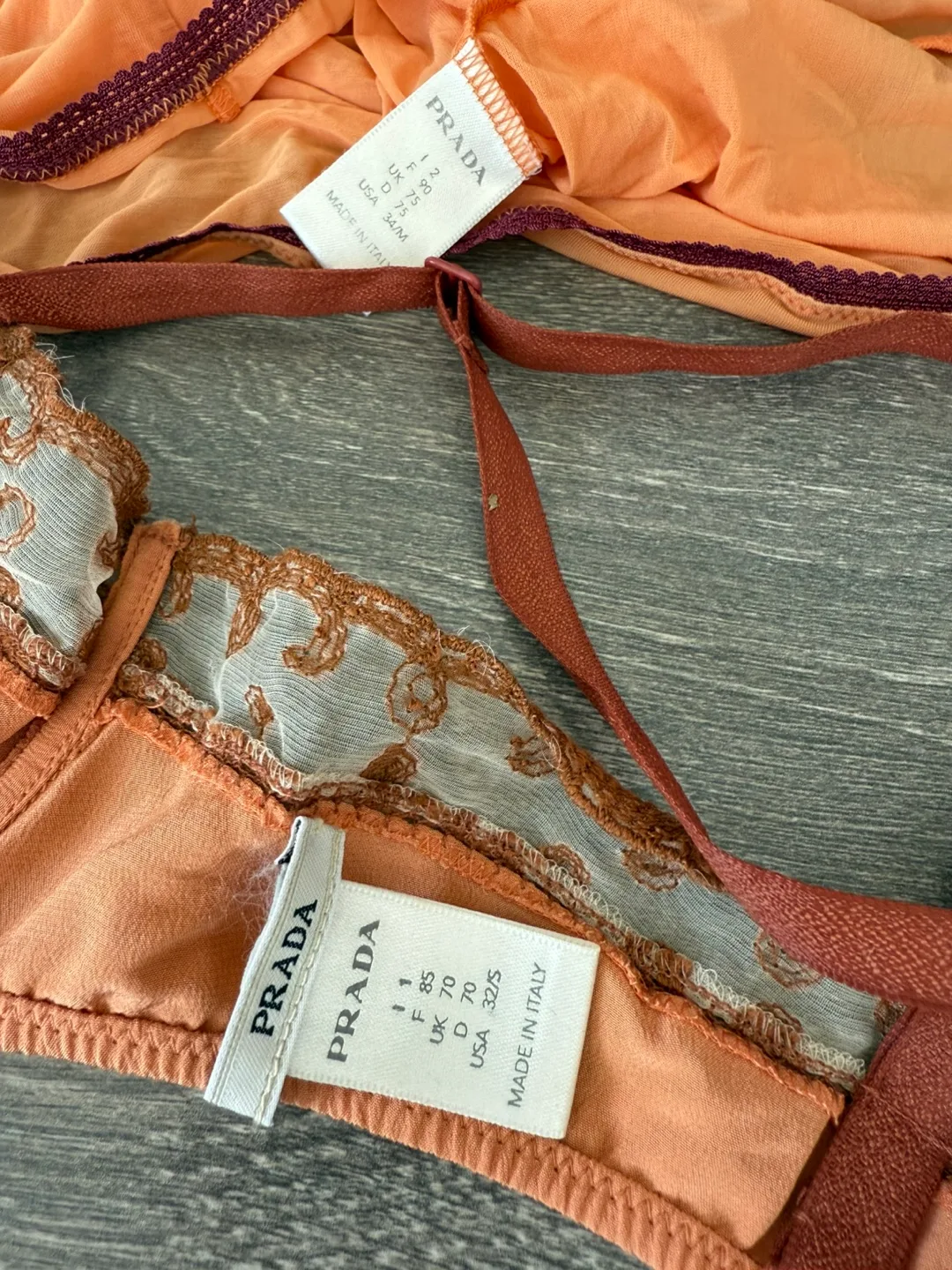 Prada Lingerie Set - Bra 32/S, Top S image indicator(4)