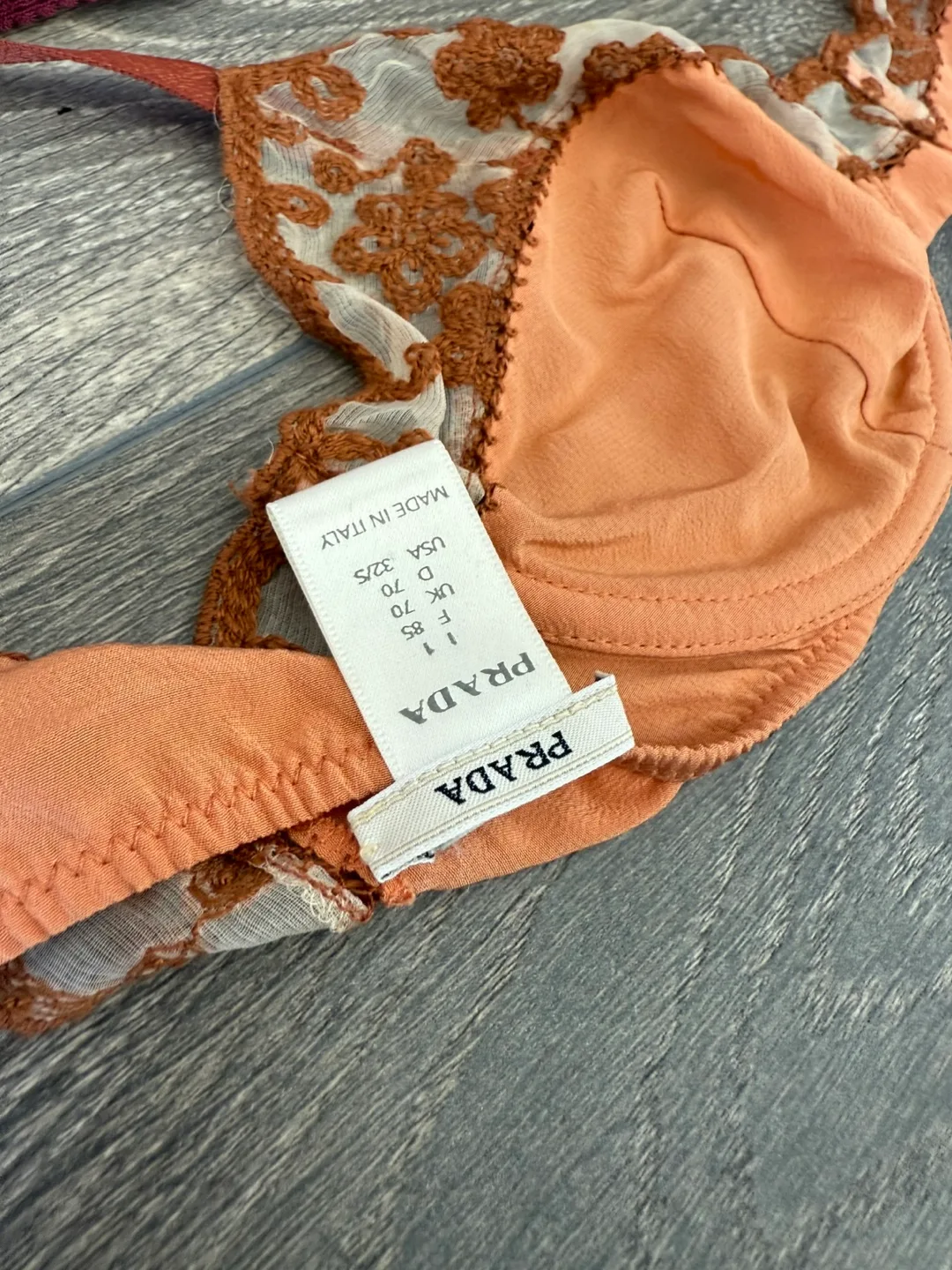 Prada Lingerie Set - Bra 32/S, Top S thumbnail