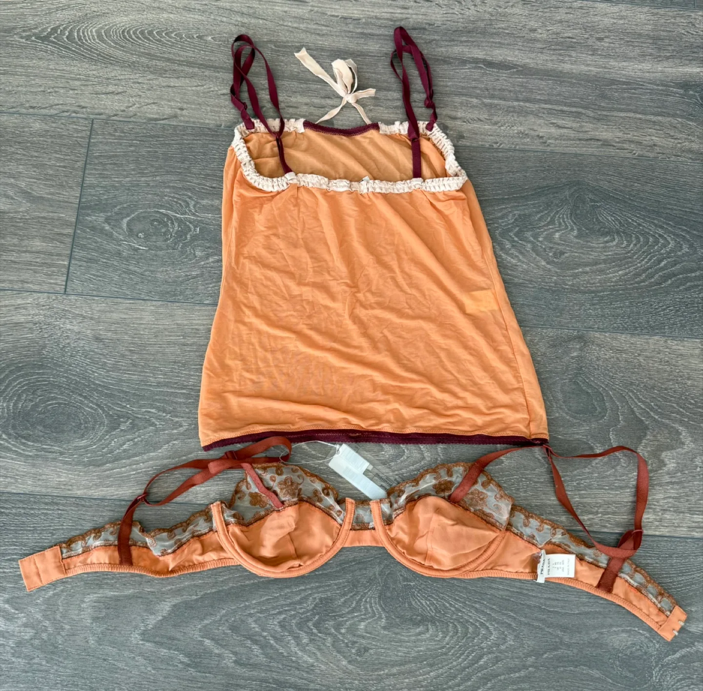 Prada Lingerie Set - Bra 32/S, Top S image indicator(6)
