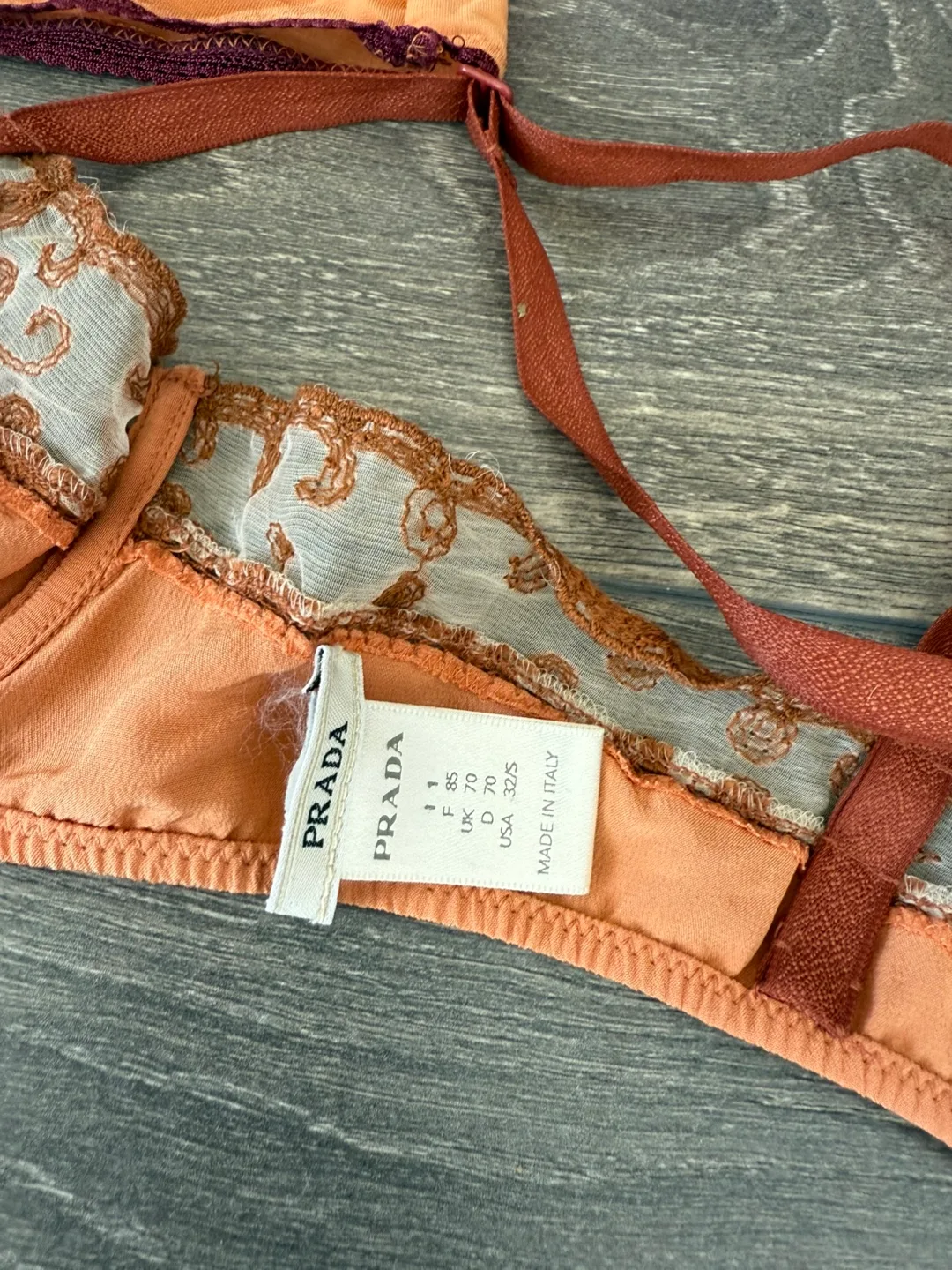 Prada Lingerie Set - Bra 32/S, Top S image indicator(7)